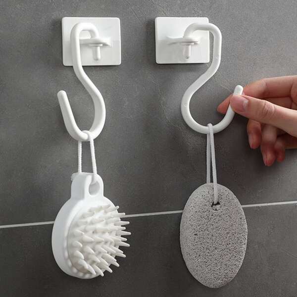 

1pc S Shaped Wall Hook, Multicolor