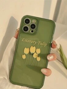 鬱金香繪畫手機外殼 - 彩色 - 查看 1