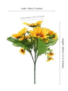 1 pieza Girasol artificial - Amarillo - Ver 3