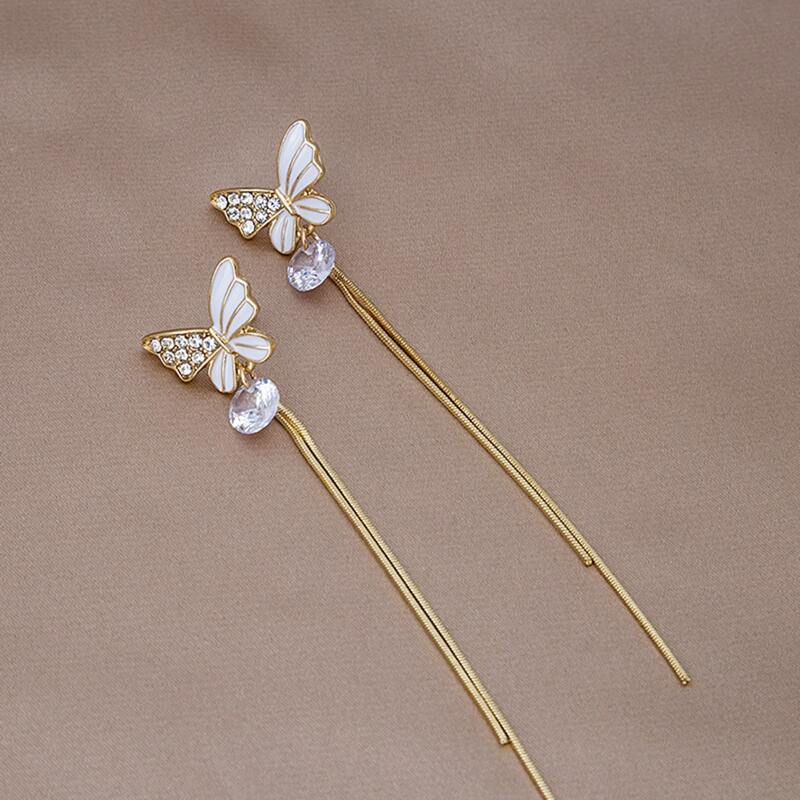 

Butterfly Decor Earrings, Gold