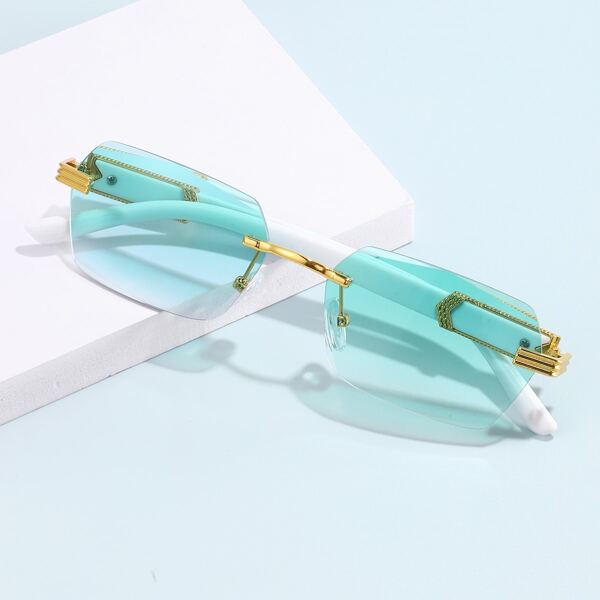 

Geometric Rimless Sunglasses