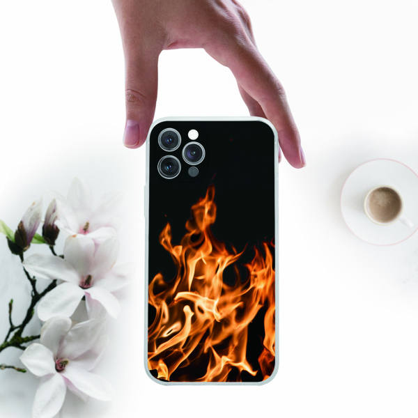 

Fire Pattern Phone Case, Multicolor