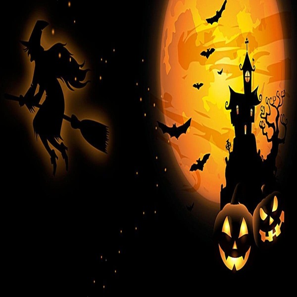 

Halloween Print DIY Diamond Unframed Painting, Multicolor