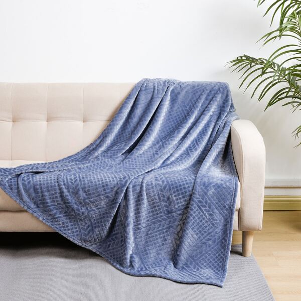 

Solid Color Blanket, Blue