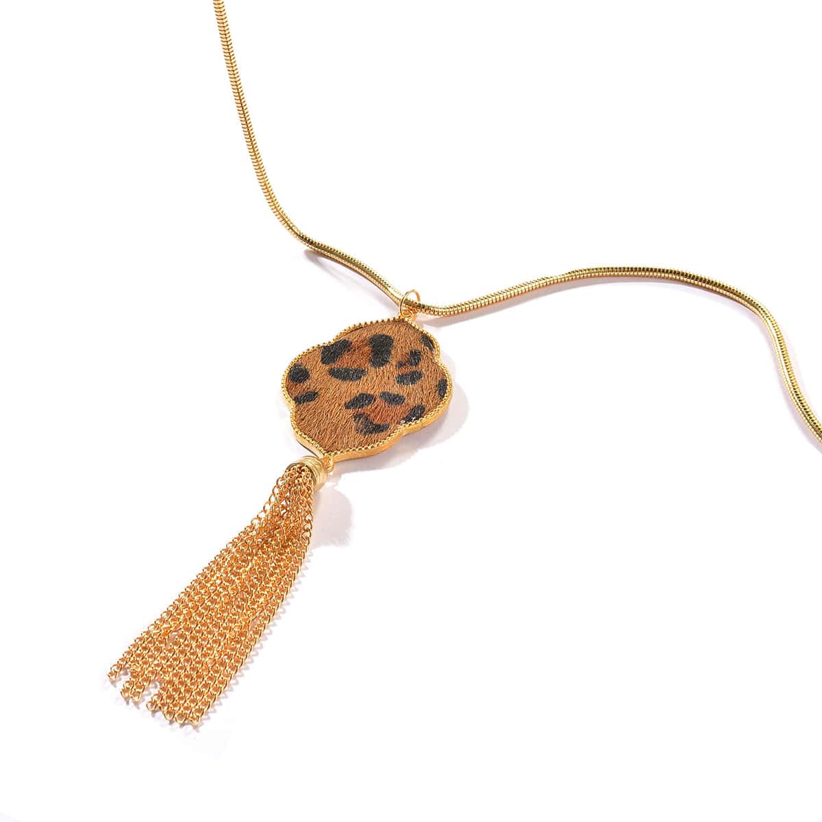 

Tassel Decor Chain Necklace, Gold