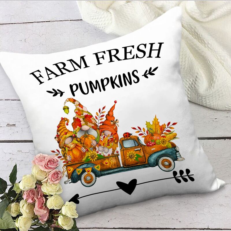 

Slogan Graphic Print Cushion Cover Without Filler, Multicolor
