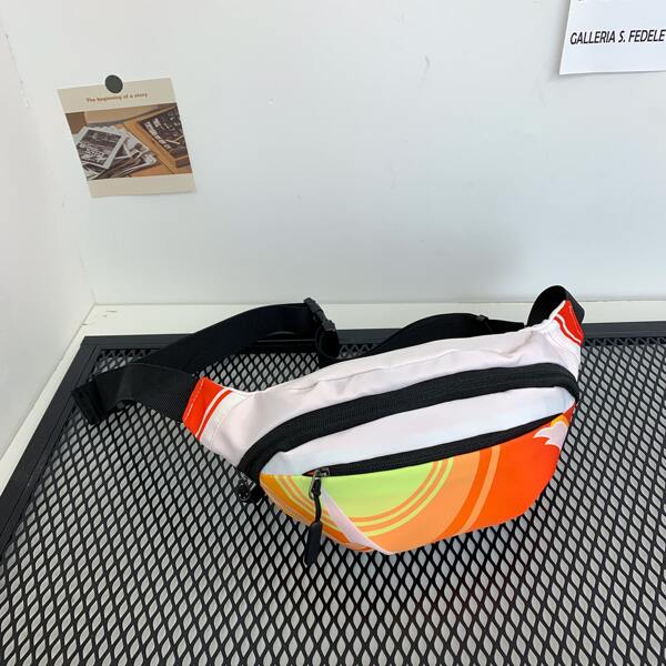 

Colorblock Fanny Pack, Multicolor