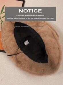 1 chiếc Unisex Baby thập niên 90 thêu sang trọng Mũ xô để mặc hàng ngày, mùa thu và mùa đông - Màu Khaki - Xem 4