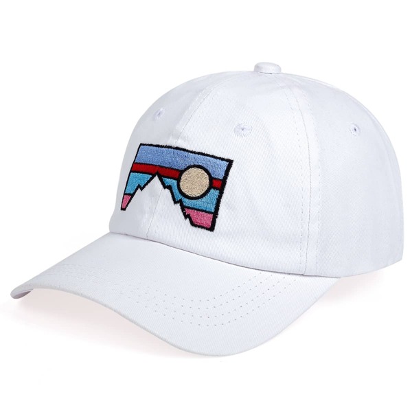 

Embroidered Detail Baseball Cap, White