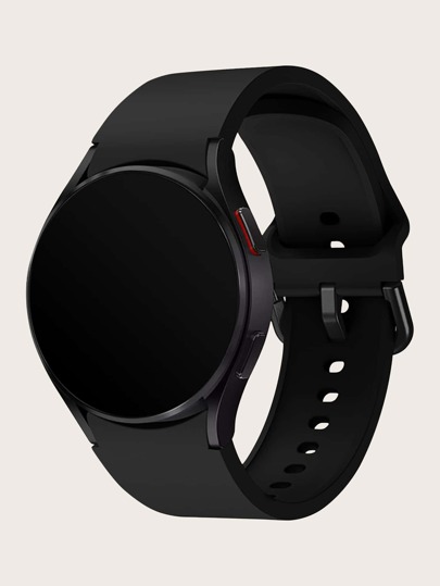 1pc Soft Silicone Sports Watch Band Compatible With Samsung Galaxy Watch 6 44mm 40mm/Galaxy Watch 5/Watch 4 40mm 44mm/Galaxy Watch 5 Pro 45mm/Watch 6 Classic 47mm 43mm, Suitable For Men And Women As A Gift For Students Returning To School