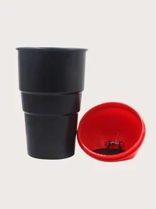 2 Piezas Personalizado Mini Bote De Basura Para Coche - Rojo - Ver 3