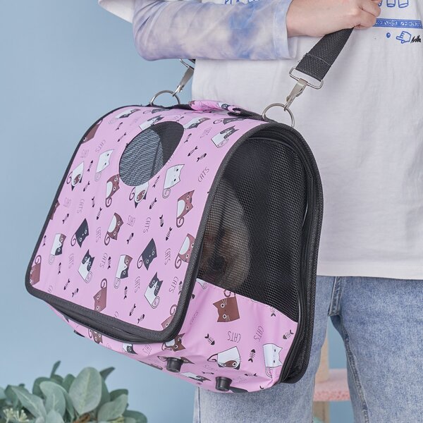 

Cartoon Graphic Pet Carrier, Multicolor