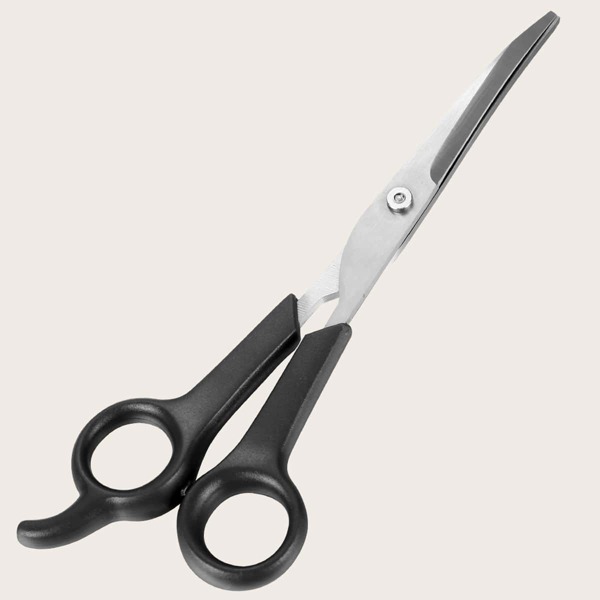 

1pc Pet Grooming Scissors, Black