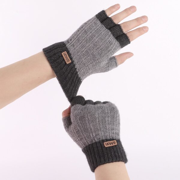 

Men Fingerless Gloves, Multicolor