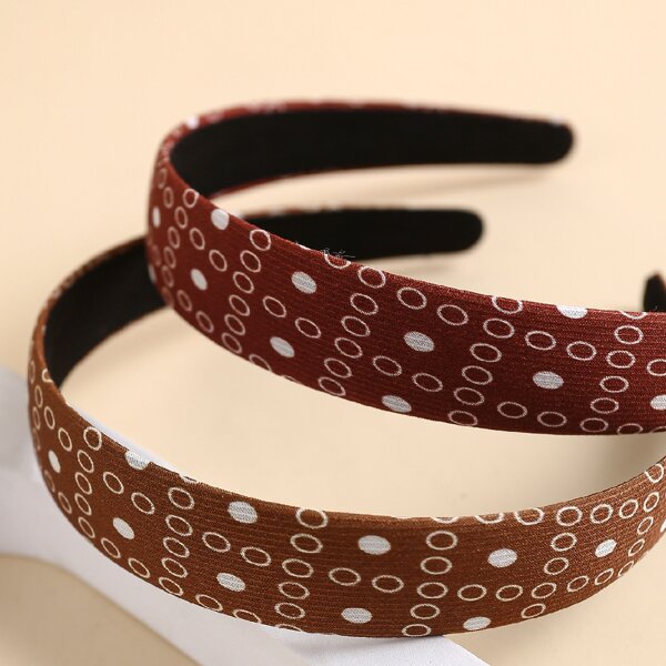 

2pcs Minimalist Headband, Multicolor