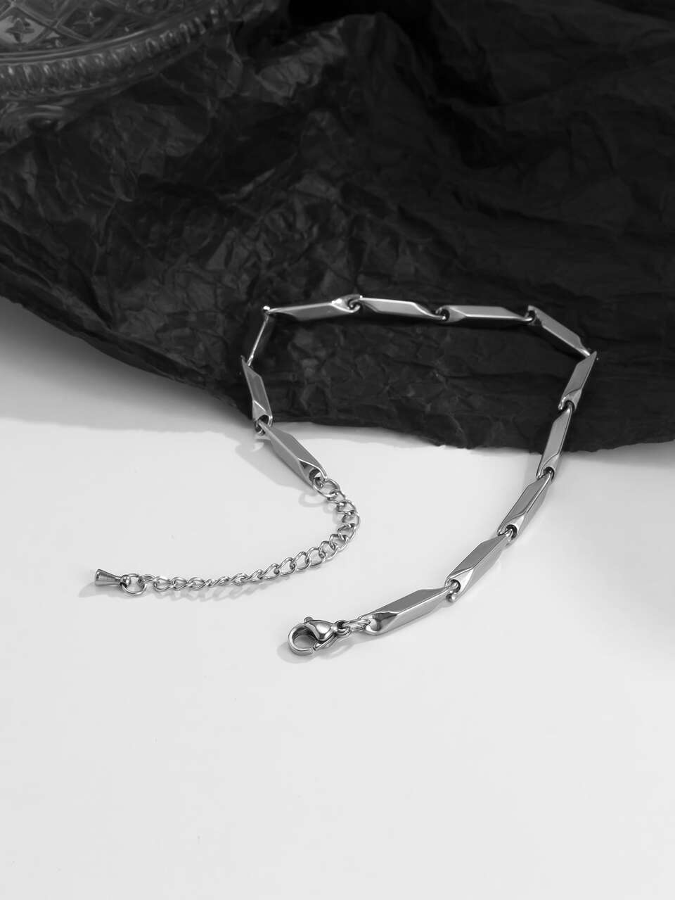Fashionable and Popular Men Geometric Decor Bracelet Stainless Steel for Jewelry Gift and for a Stylish Look