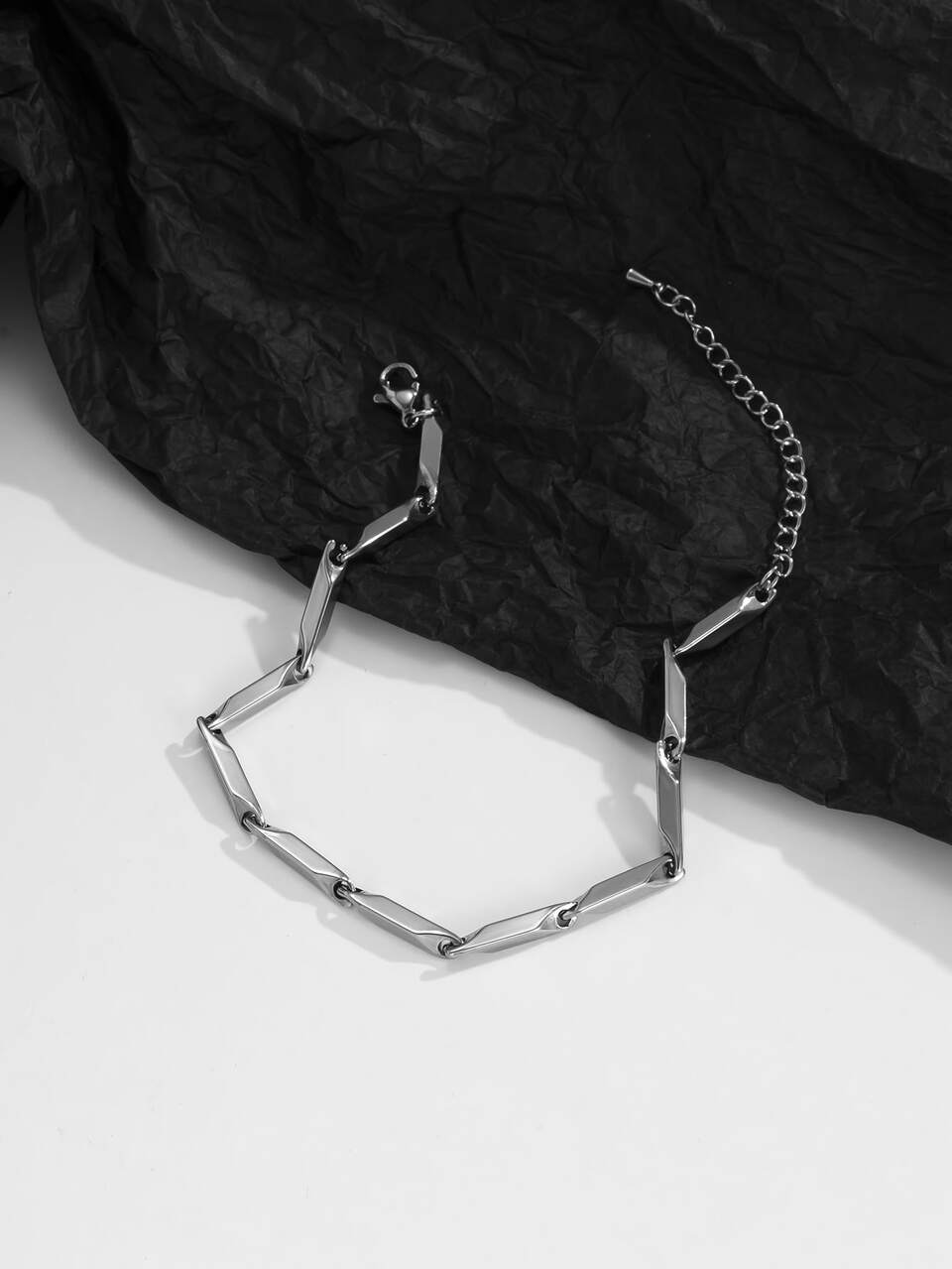 Fashionable and Popular Men Geometric Decor Bracelet Stainless Steel for Jewelry Gift and for a Stylish Look