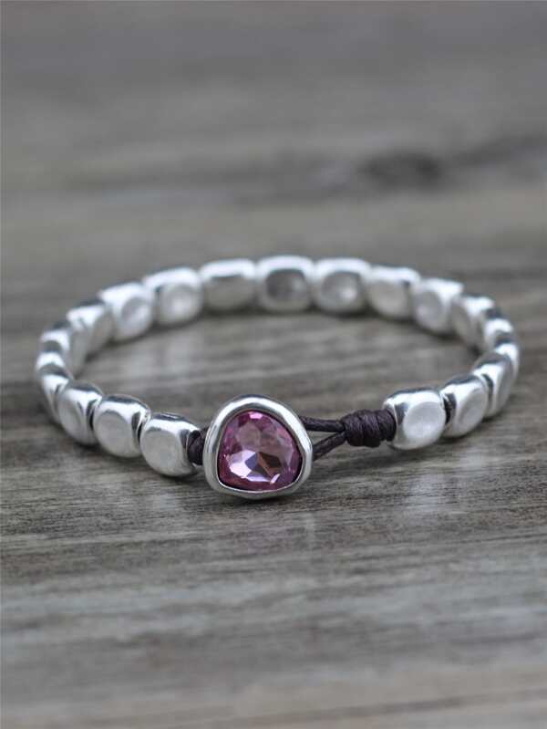 Braccialetto con strass