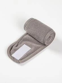 1 Peça Tiara da Moda, Adequada para Uso Doméstico, Faixa de Cabeça Casual, Turbante, Faixa de Cabeça, Faixa de Suor, Material Escolar, Faculdade, Faixa de Cabelo de Outono e Inverno, Acessórios de Cabelo para Mulheres, Roupas de Férias, Lenço Elegante Feminino, Bandanas Macias, Roupas de Verão - Cinza Claro - Visão 2