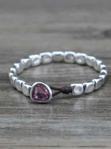 水鑽裝飾手環 - 彩色 - 查看 3