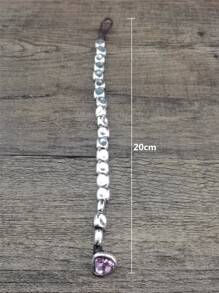 水鑽裝飾手環 - 彩色 - 查看 4