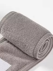 1 Peça Tiara da Moda, Adequada para Uso Doméstico, Faixa de Cabeça Casual, Turbante, Faixa de Cabeça, Faixa de Suor, Material Escolar, Faculdade, Faixa de Cabelo de Outono e Inverno, Acessórios de Cabelo para Mulheres, Roupas de Férias, Lenço Elegante Feminino, Bandanas Macias, Roupas de Verão - Cinza Claro - Visão 4