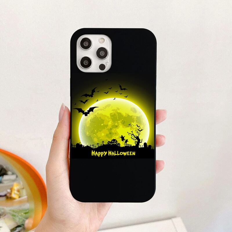 

Halloween Moon Pattern Phone Case, Multicolor
