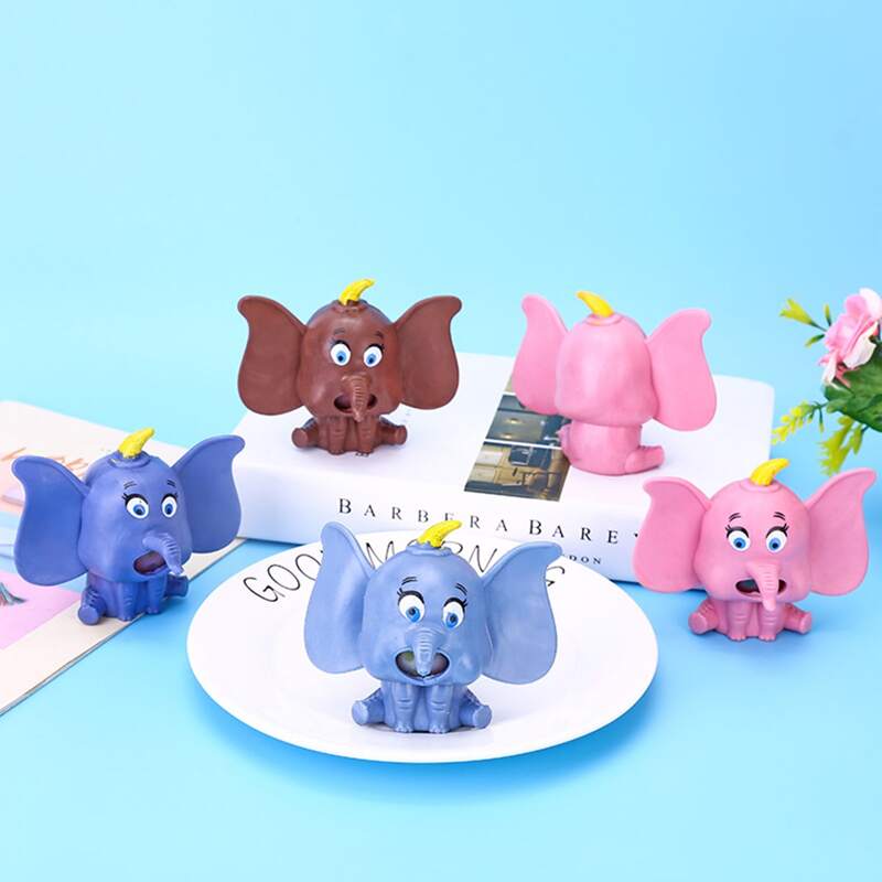 

1pc Random Elephant Pinch Toy, Multicolor