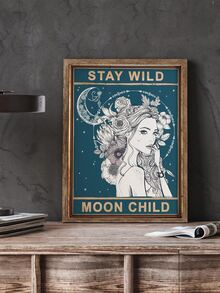 人像圖案無框畫 - 彩色 - 查看 7