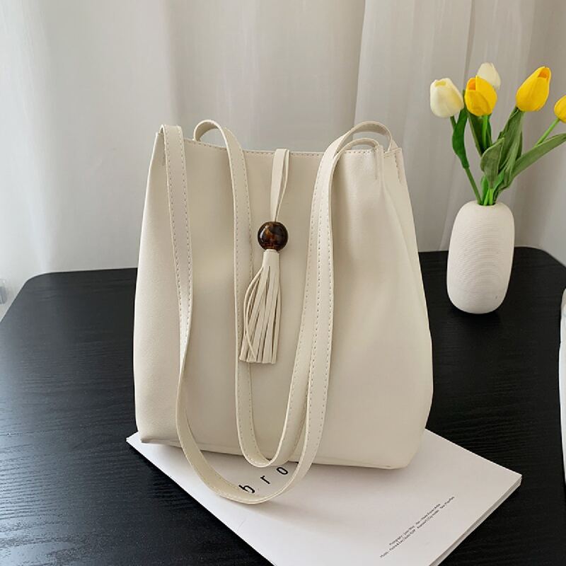 

Minimalist Tote Bag, Beige