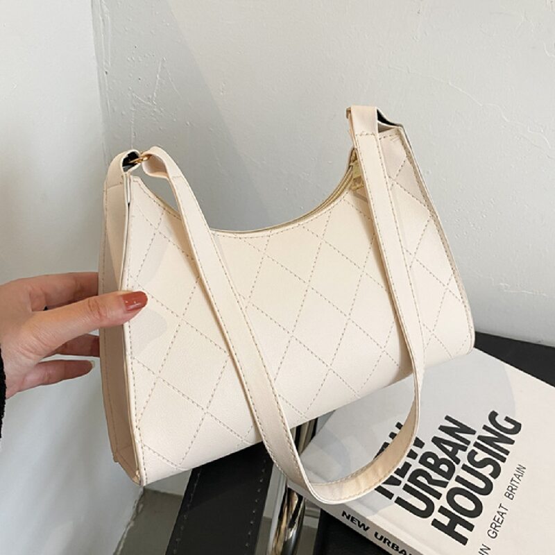 

Minimalist Shoulder Bag, Beige
