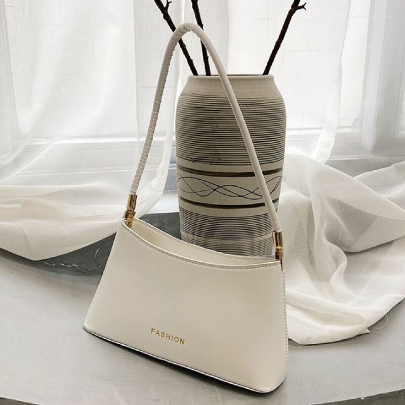 

Minimalist Shoulder Bag, White