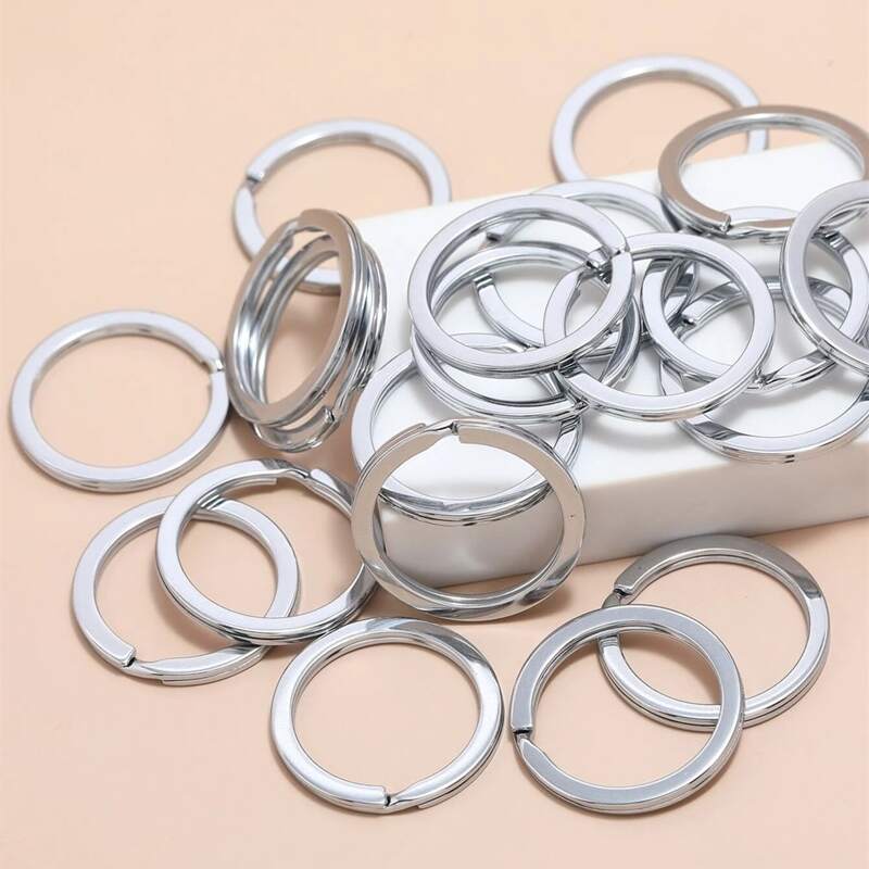 

20pcs Keychain Accessory Ring, Silver