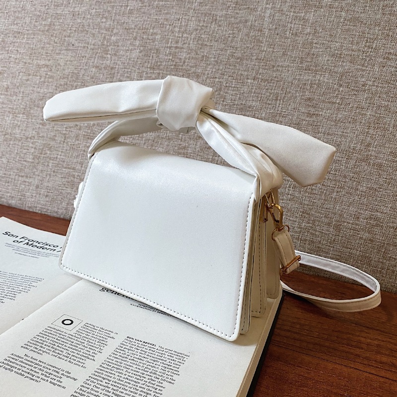 

Minimalist Satchel Bag, White