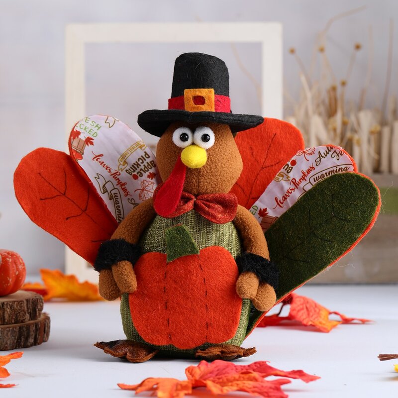 

Thanksgiving Turkey Ornament, Multicolor