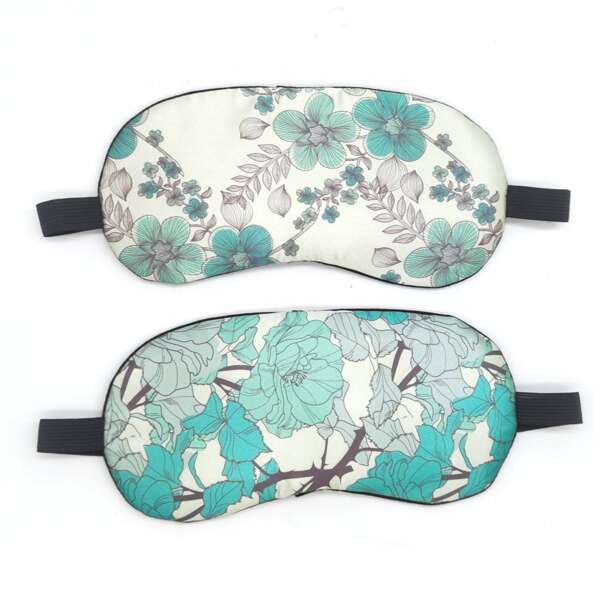 

1pc Flower Print Random Eye Cover, Multicolor