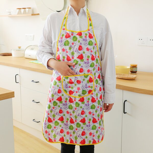 

Flower Print Apron, Multicolor