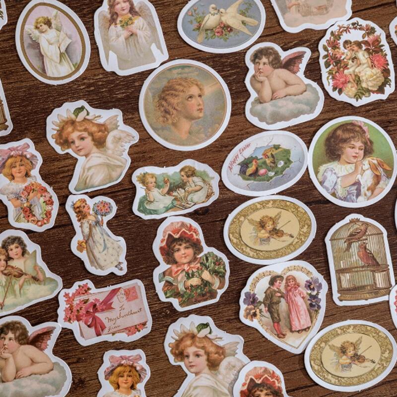 

45pcs DIY Angel Sticker, Multicolor