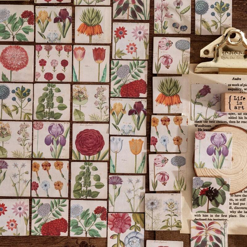 

46pcs DIY Flower Sticker, Multicolor