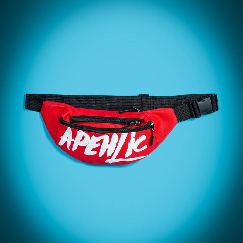 

Letter Graphic Fanny Pack, Red
