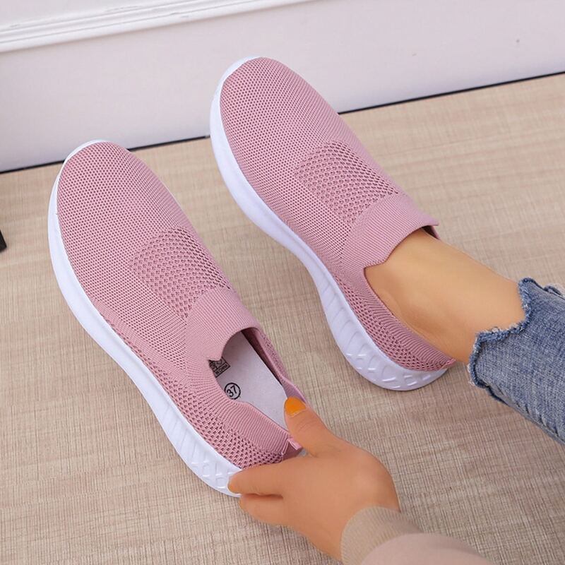 

Minimalist Slip On Sneakers, Pink