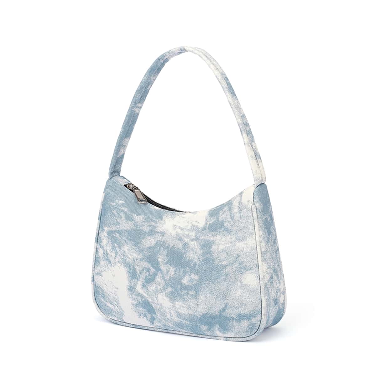 

Tie Dye Shoulder Bag, Blue