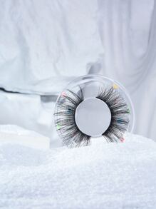 1 par Pestañas postizas extra larga - Negro - Ver 4