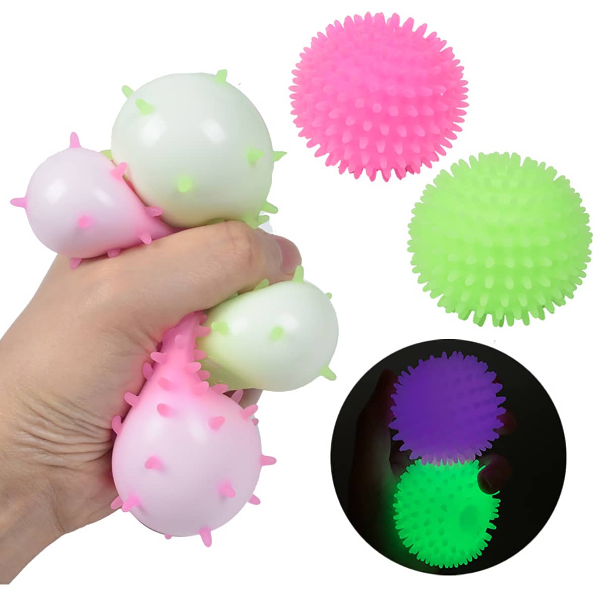 

1pc Random Color Pinch Toy Ball, Multicolor