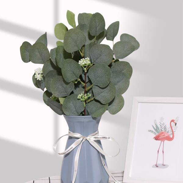 

10pcs Artificial Leaf, Army green