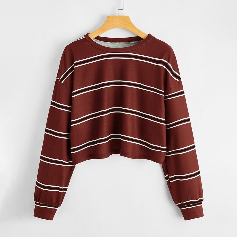

Striped Print Tee, Multicolor