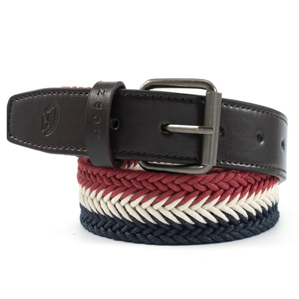 

Men Color Block Belt, Multicolor