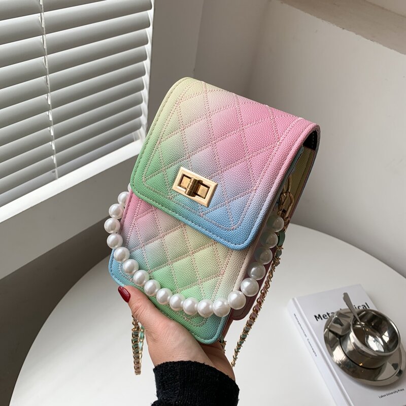 

Ombre Flap Satchel Bag, Multicolor