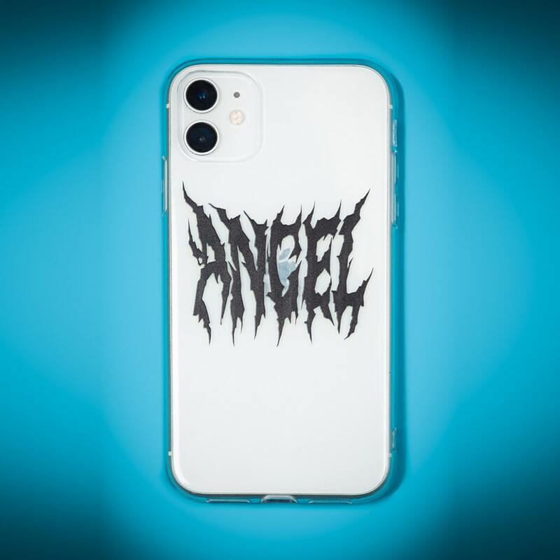 

Letter Graphic Phone Case, Black