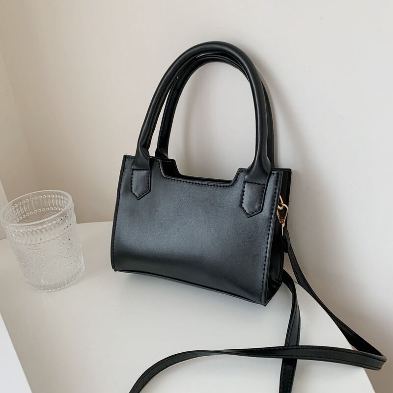 

Minimalist Satchel Bag, Black